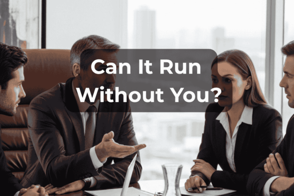 Business owner evaluating whether the company can operate without them before selling with EIN Business Brokers