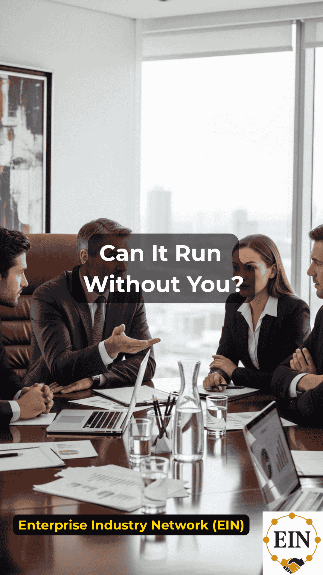 Business owner evaluating whether the company can operate without them before selling with EIN Business Brokers