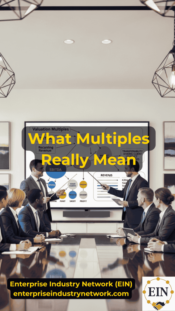 Business Valuation Multiples Explained for Sellers | EIN Business Brokers | Enterprise Industry Network | EINBB