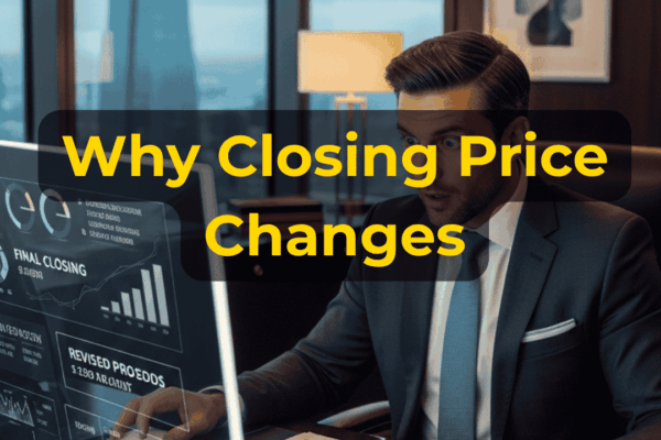 Business seller reviewing purchase price adjustments and final closing proceeds with EIN Business Brokers