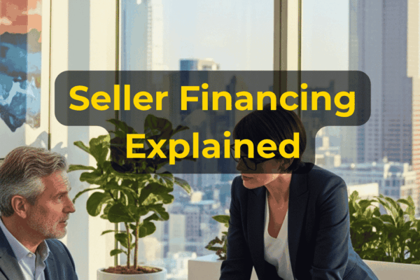 Business seller reviewing seller financing terms, repayment schedule, and buyer qualifications with EIN Business Brokers