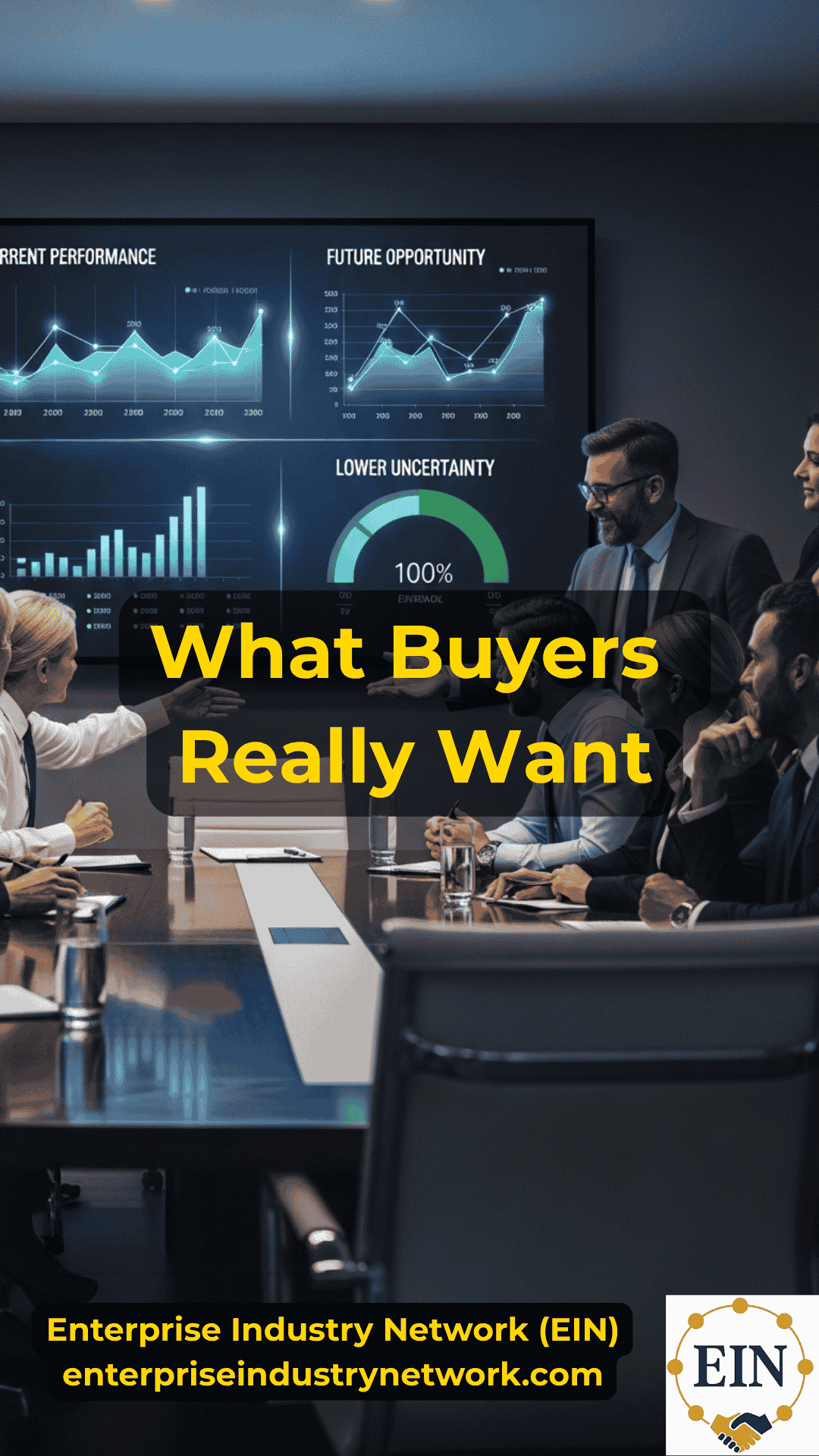 Business buyer reviewing financials, EBITDA, customers, management, contracts, and acquisition risks with EIN Business Brokers