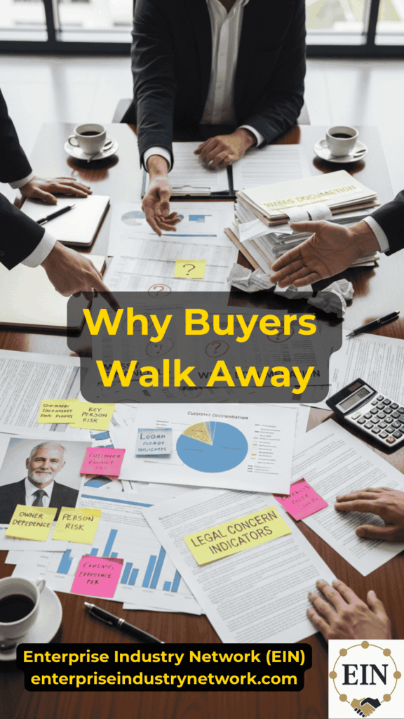 Why Buyers Walk Away From a Business Sale | EIN Business Brokers | Enterprise Industry Network | EINBB