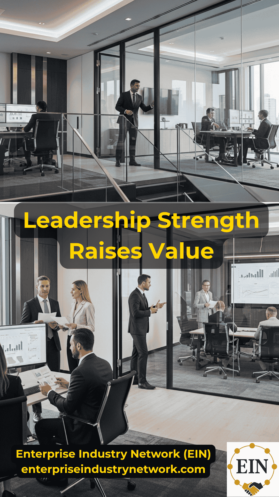 Business owner reviewing leadership strength, management depth, employee accountability, and succession readiness before a sale with EIN Business Brokers