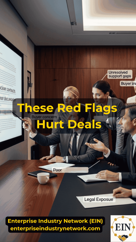 Business Sale Red Flags That Concern Buyers | EIN Business Brokers | Enterprise Industry Network | EINBB
