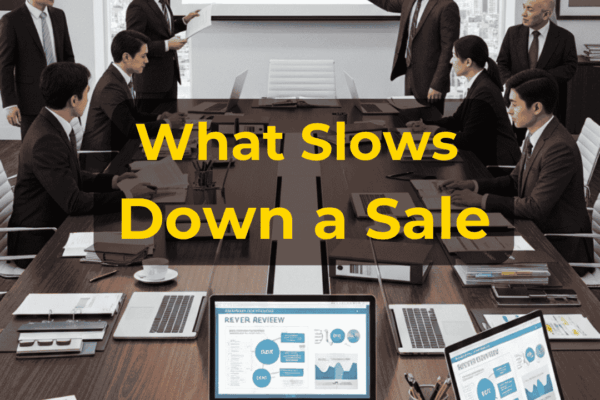 Business owner reviewing business sale delays involving financial records, buyer financing, due diligence, contracts, working capital, and closing with EIN Business Brokers