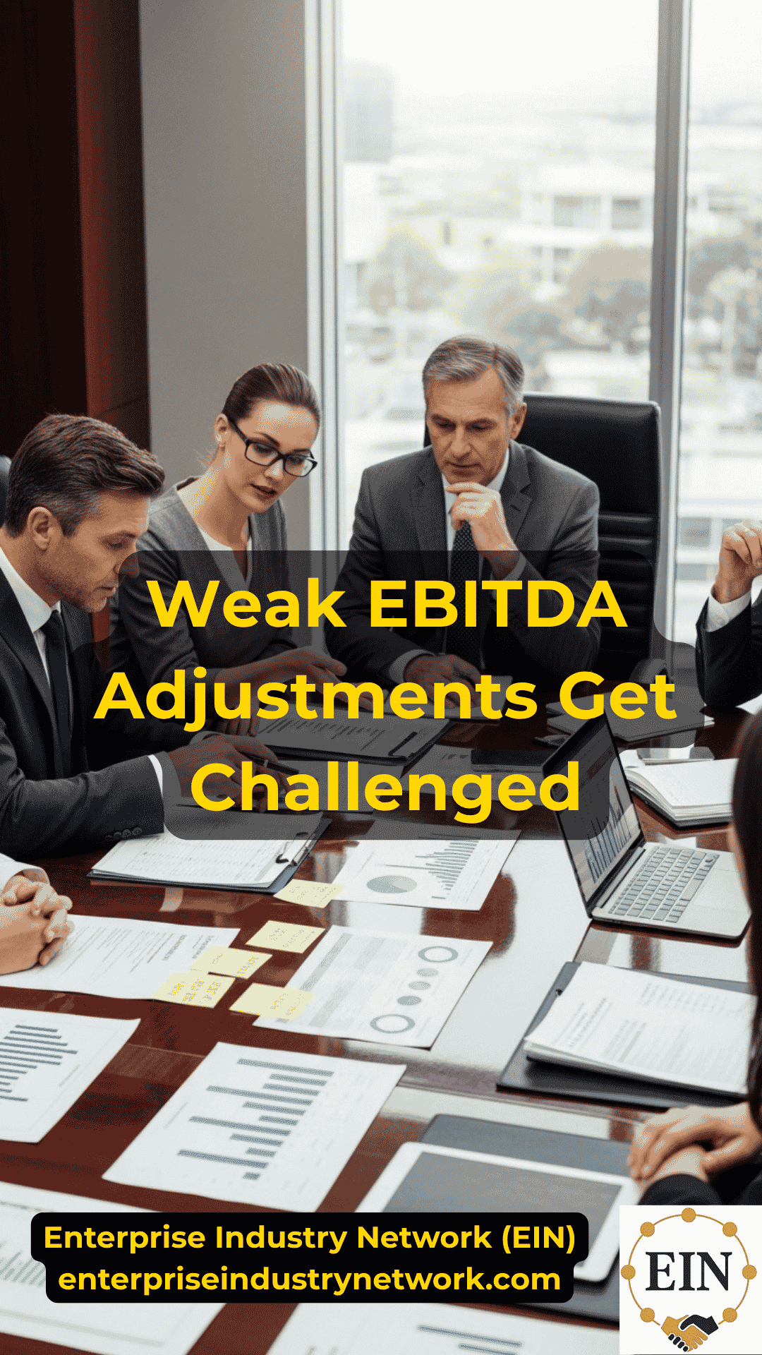 Business buyer challenging EBITDA add-backs including owner compensation, recurring expenses, replacement costs, and unsupported adjustments with EIN Business Brokers