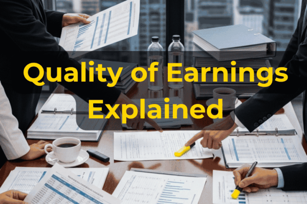 Business owner reviewing Quality of Earnings, normalized EBITDA, revenue, customer concentration, margins, cash flow, and working capital with EIN Business Brokers