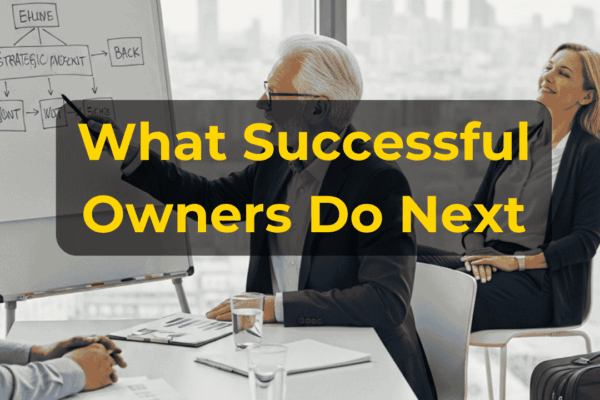 Former business owner planning next steps after a business sale, including transition, taxes, earnouts, seller financing, escrow, and sale proceeds with EIN Business Brokers