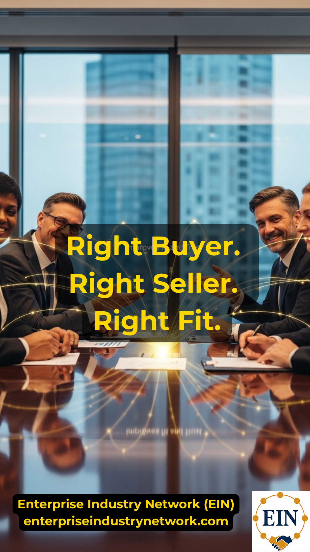 Business broker matching a business seller with qualified acquisition buyers based on valuation, financial capacity, strategic fit, financing, and transaction goals