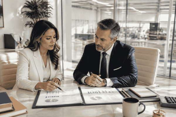 Business buyer comparing debt financing and equity capital options for an acquisition