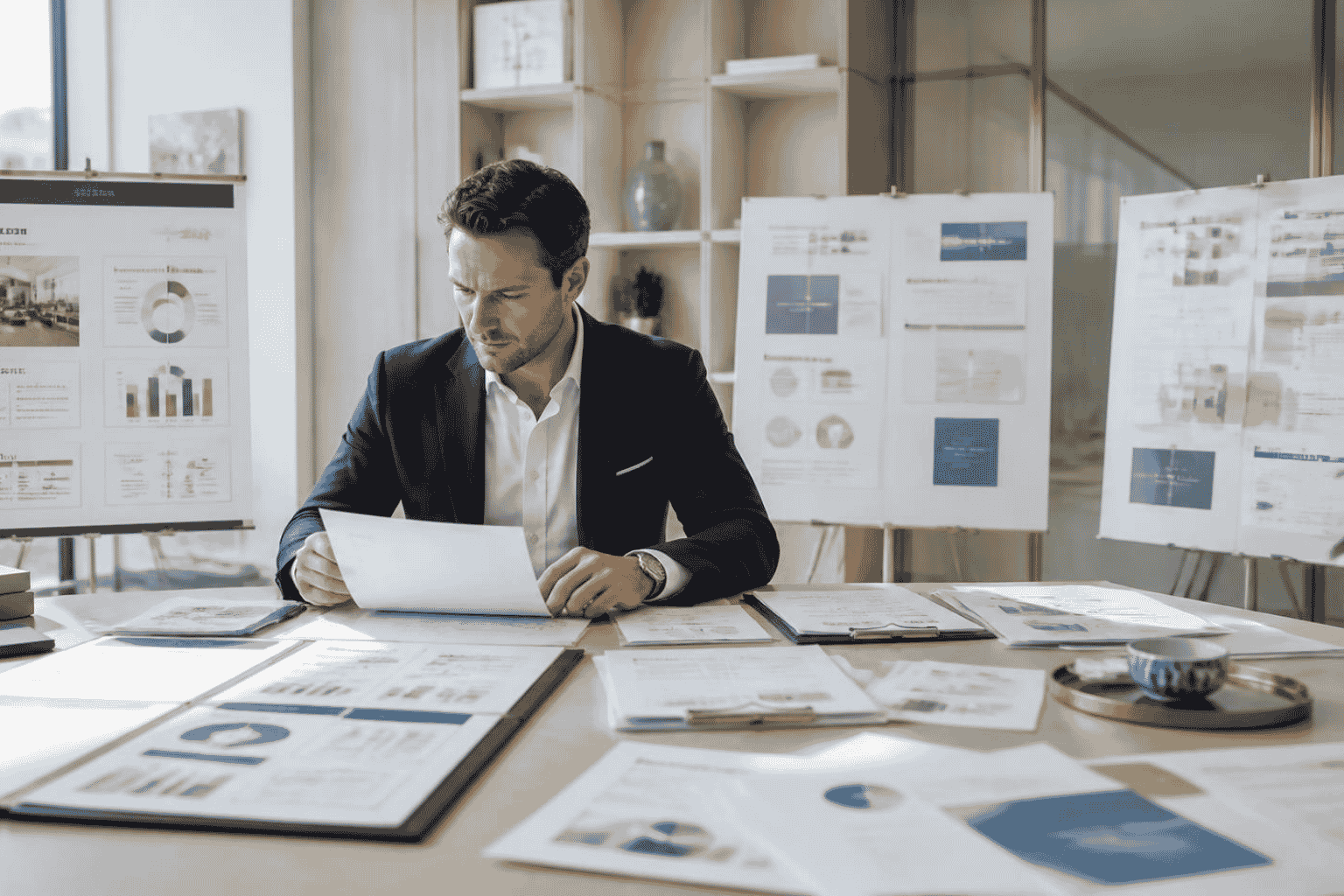 Business buyer reviewing listing red flags before choosing an acquisition opportunity