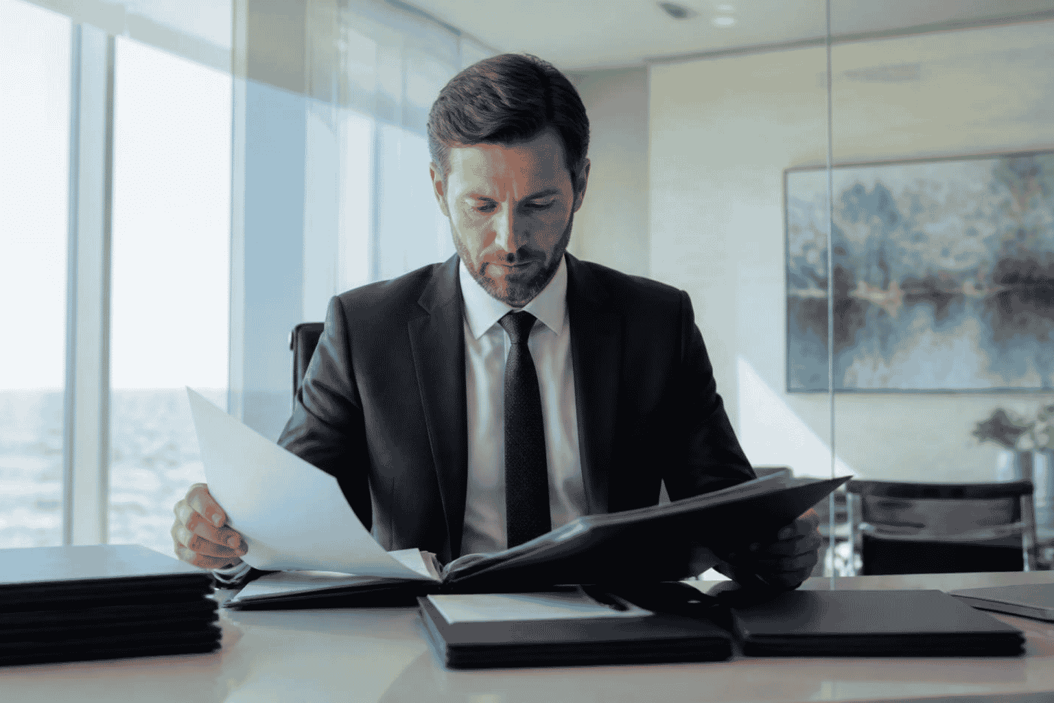 Business seller and attorney preparing an NDA before sharing confidential financial information with a buyer