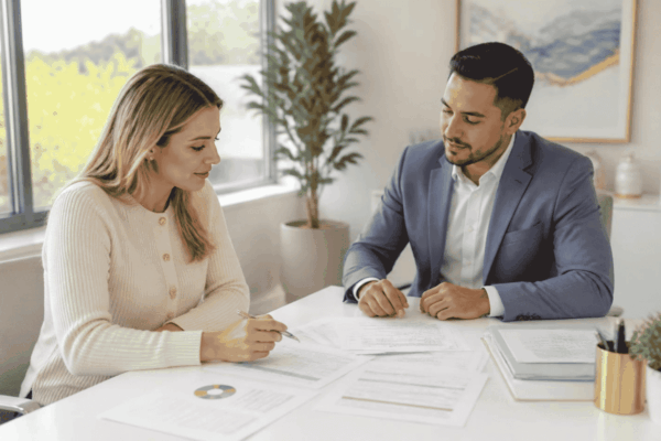 New LLC owner reviewing business credit card funding readiness with a specialist