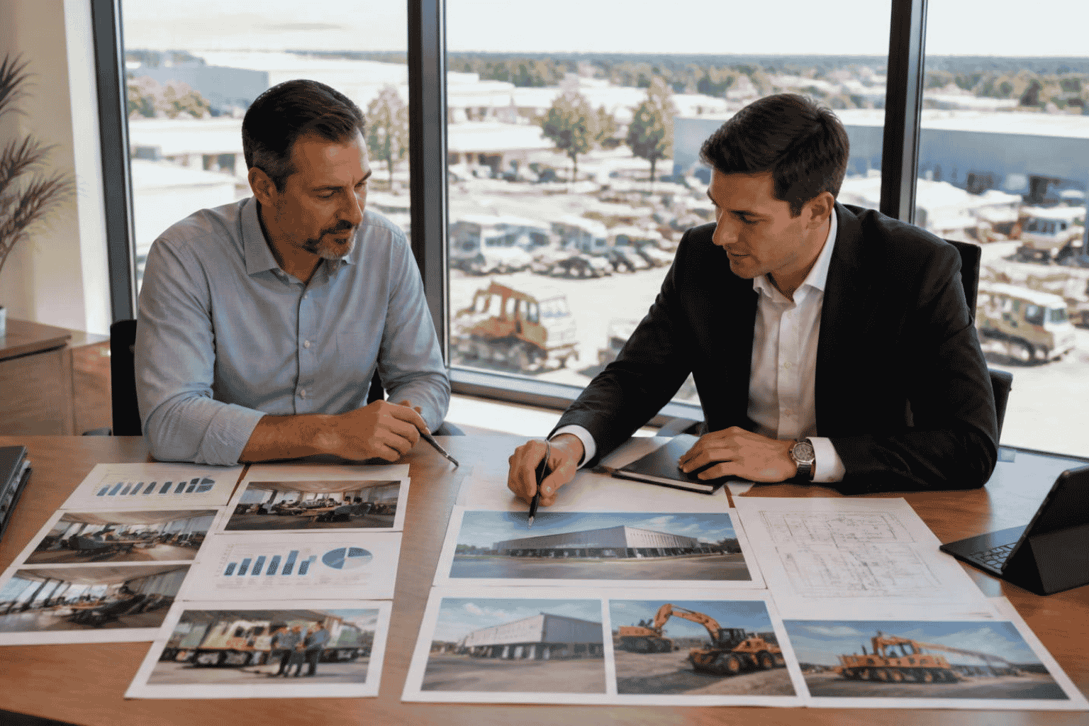 Business owner comparing SBA 7a and SBA 504 financing for business growth