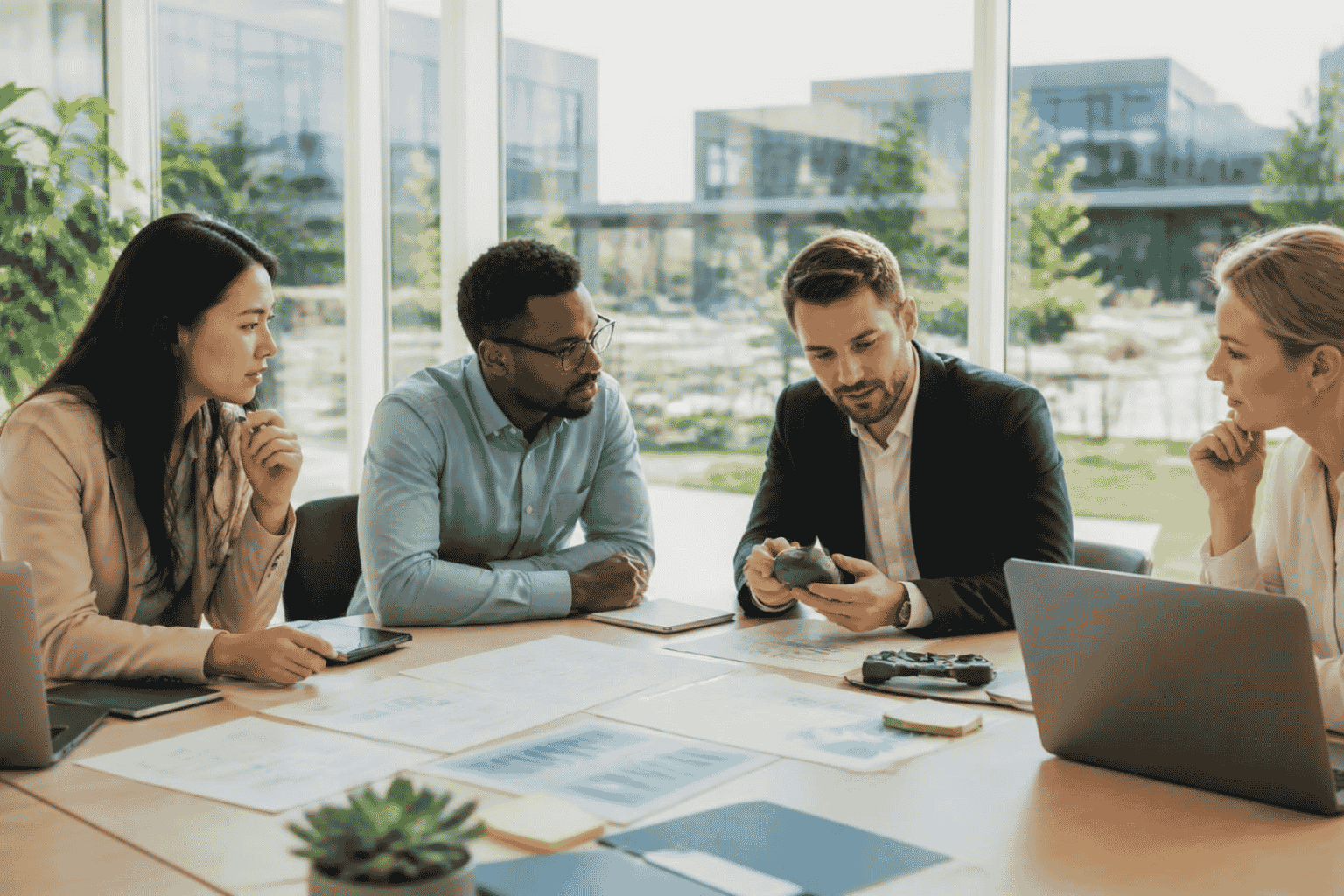 Startup founders preparing traction, market and capital information before contacting venture investors
