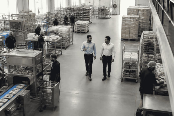 Business consultant assessing operational problems that are limiting company growth