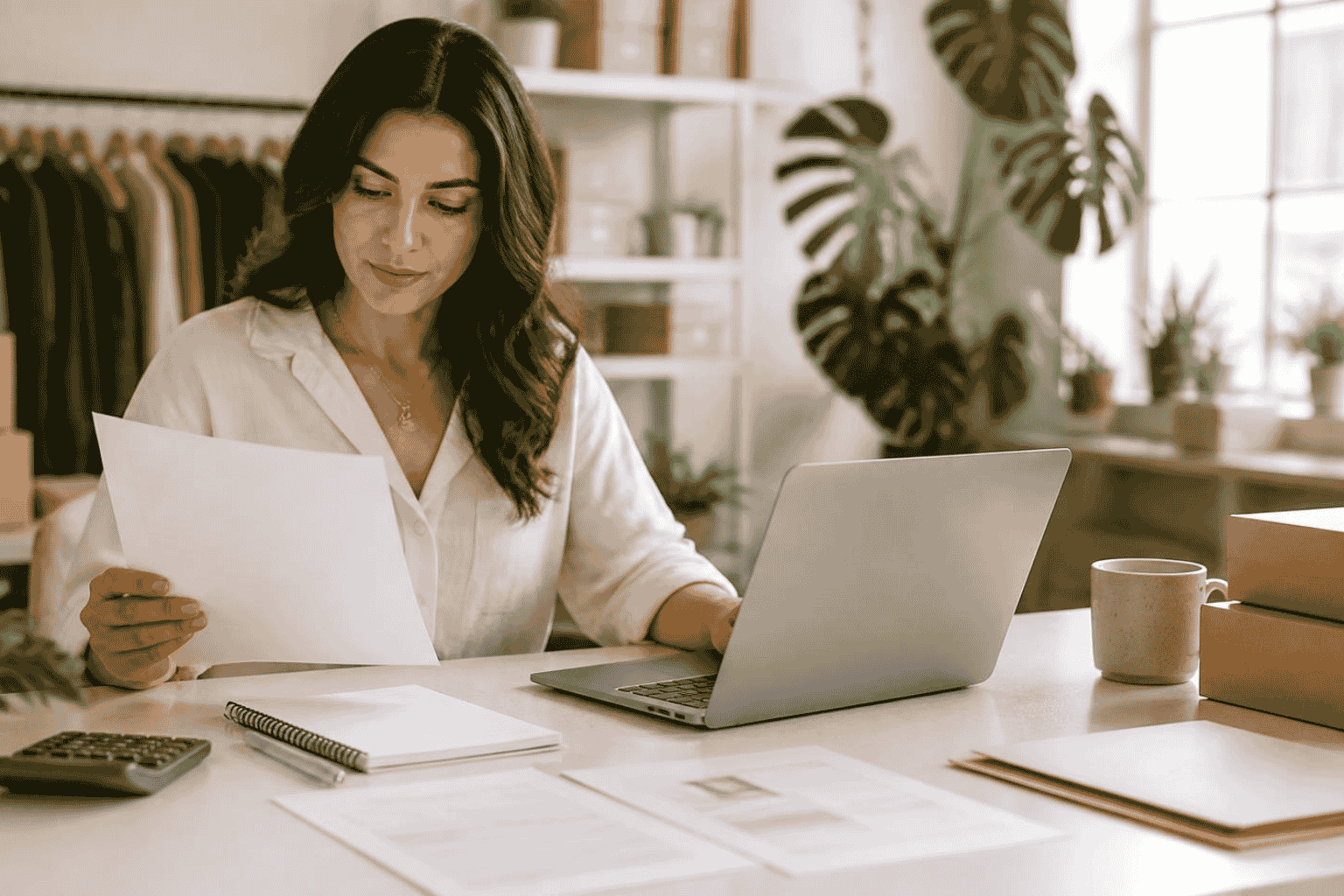 Startup founder reviewing business credit card readiness and business registration documents