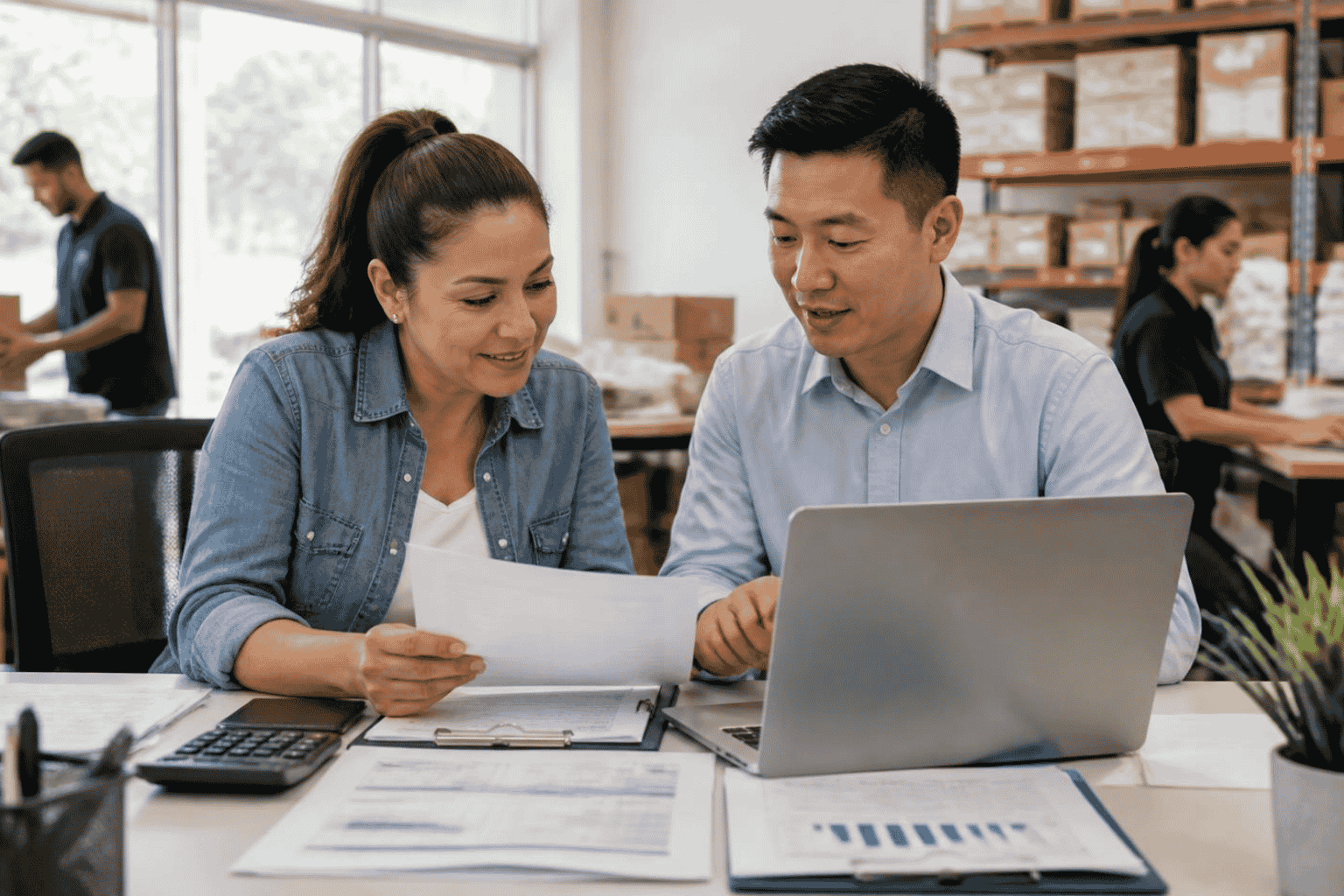Business owner with strong bank deposits reviewing funding options for a 600 range credit profile