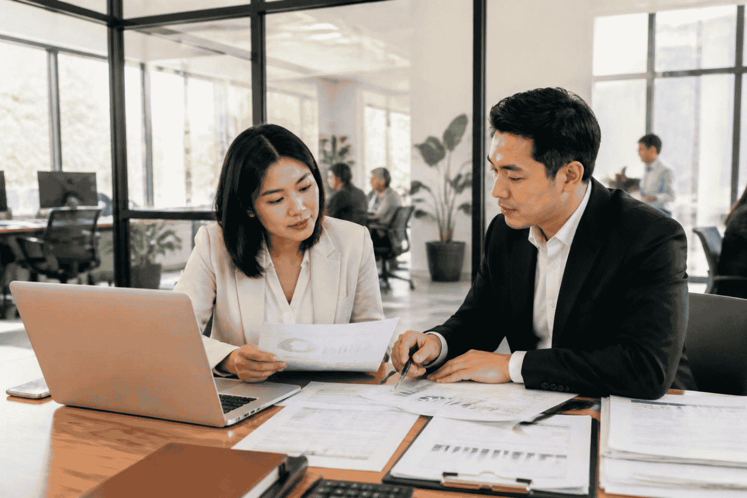 Business owner with a 650 credit score reviewing possible business funding options