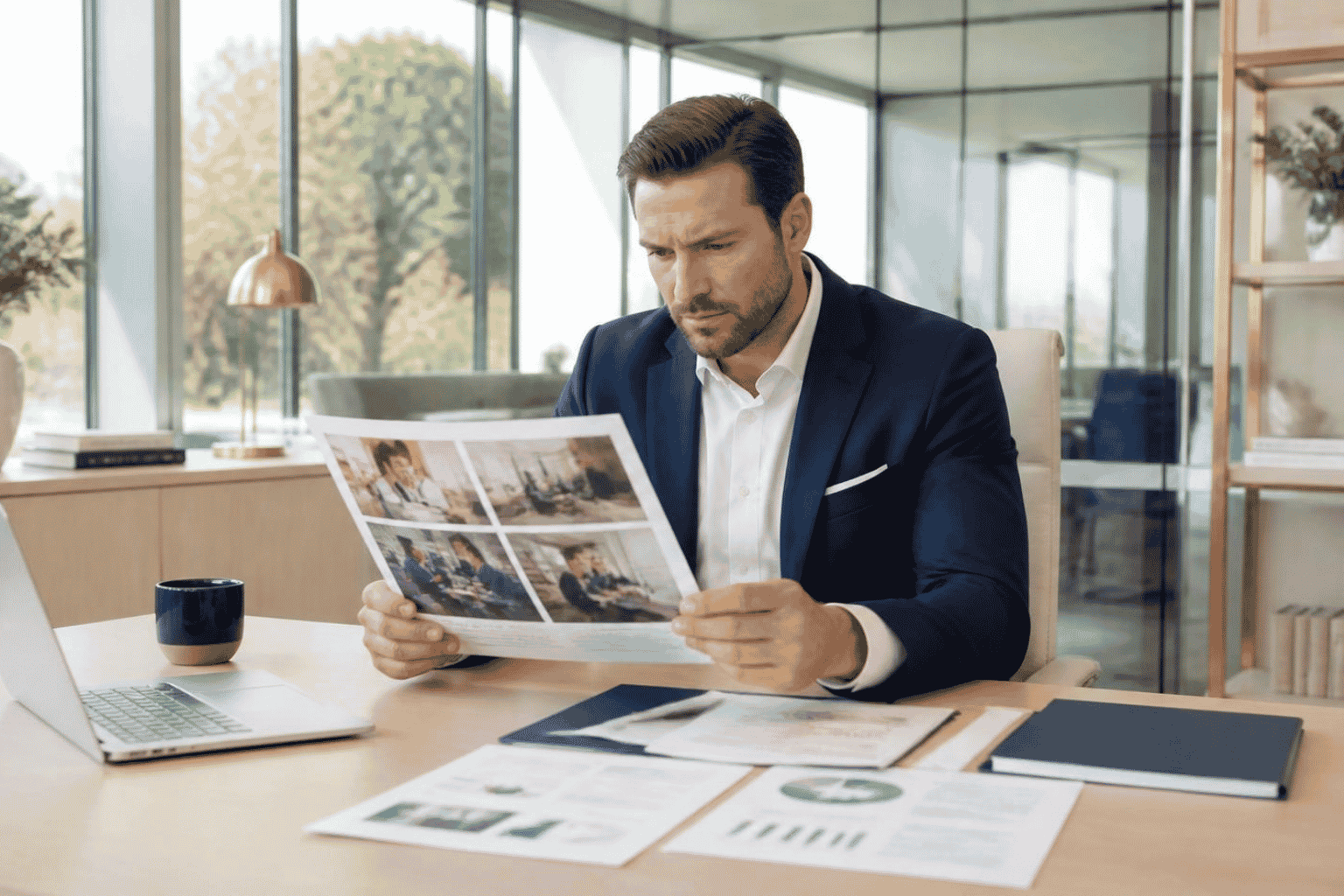 Acquisition buyer reviewing owner hours employees lease and transition details in a business listing