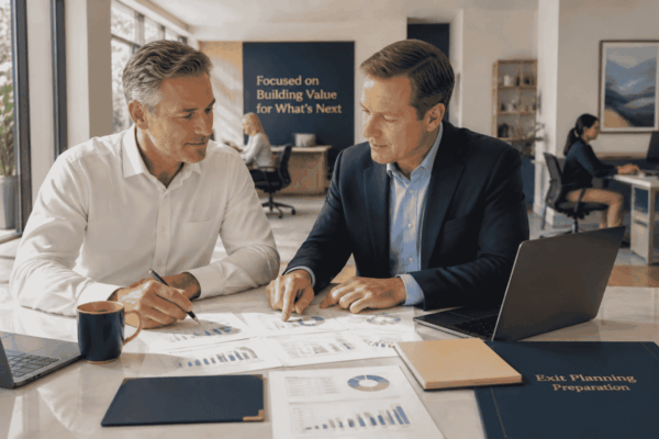 Business seller reviewing existing debt and buyer financing requirements before a sale