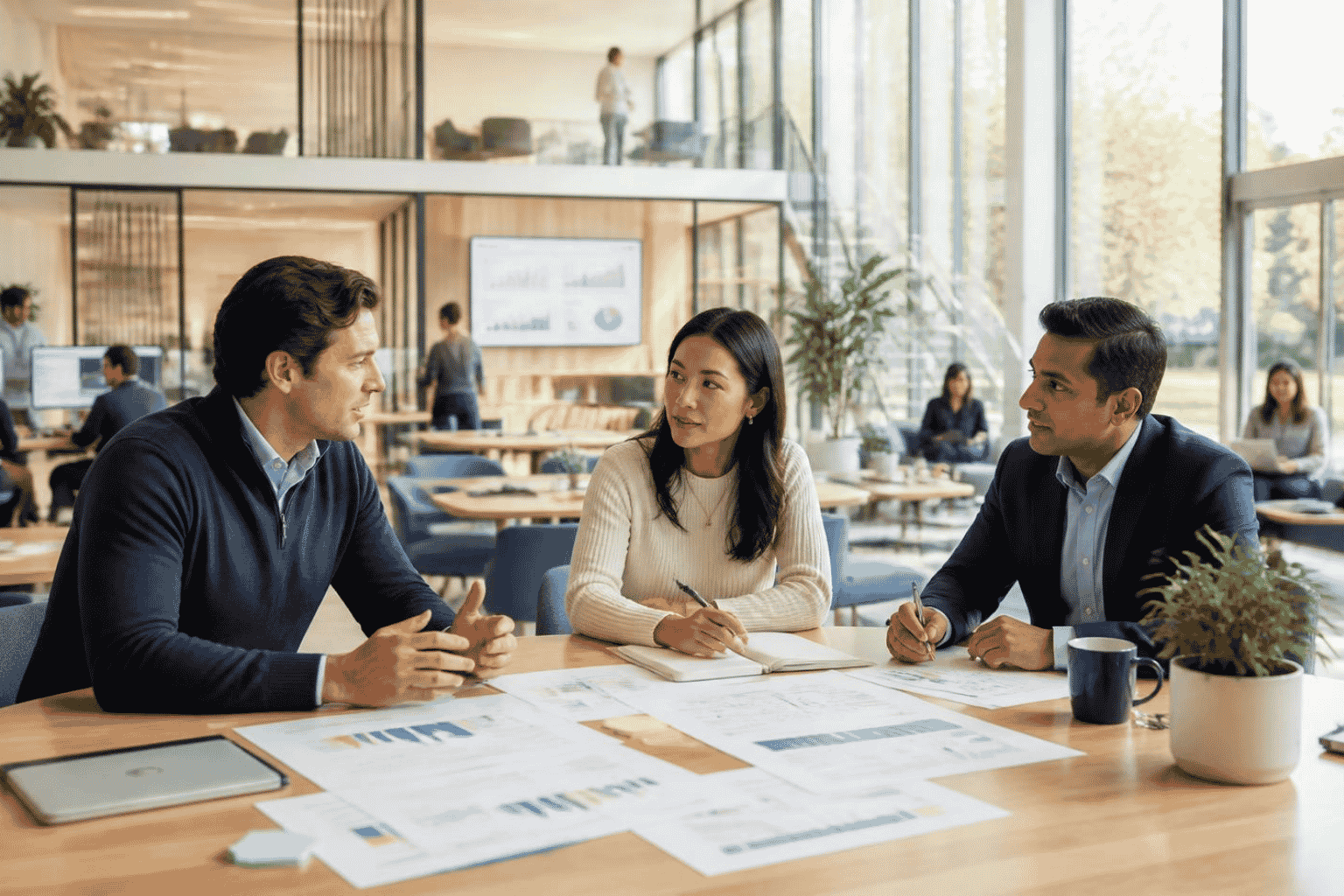 Startup founder and venture advisor planning a bridge round before the next major financing