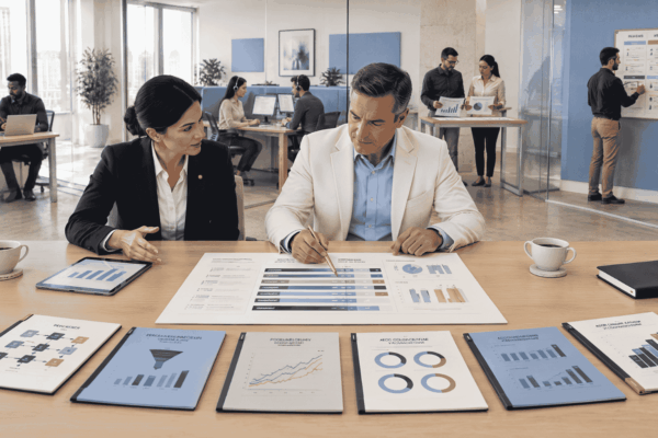 Business owner and strategic advisor evaluating AI investments and business value for 2027