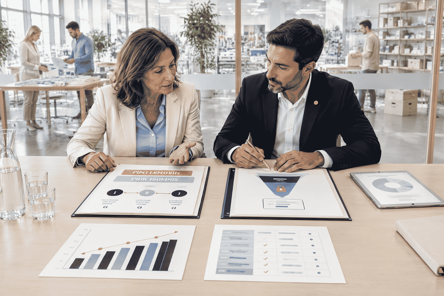 Seller and listing specialist deciding whether to publish the asking price in a business-for-sale listing
