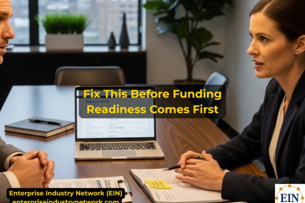 Business funding mistakes to fix before applying, including unclear cash flow, incomplete financial records, disorganized debt, and an undefined use of funds.