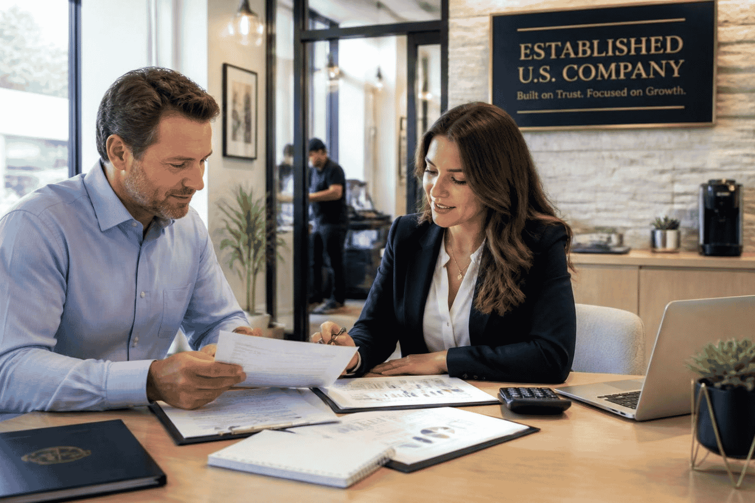 Established business owner reviewing an EIN based business funding request with more than two years of history and strong revenue