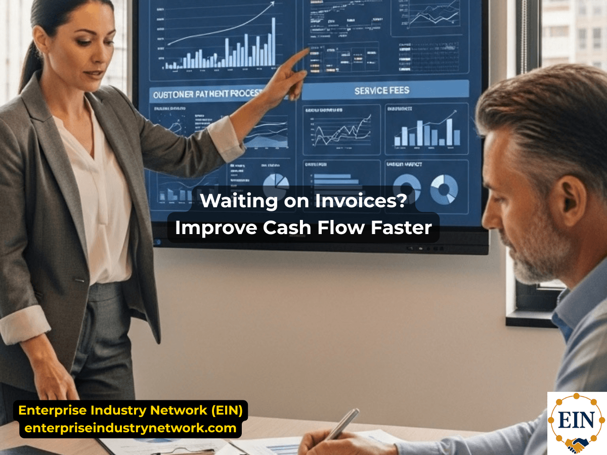 Invoice financing for businesses using unpaid customer invoices and accounts receivable to improve short-term cash flow and working capital.
